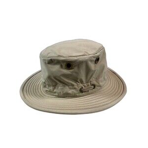 The Tilley hat Endurables Wide Brim capSize 7 1/4 khaki hiking safari
